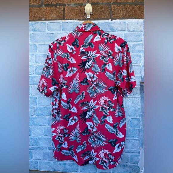 DIXXON Flannel Co Mens Short Sleeve The Miami Button Down Shirt size large - Picture 7 of 12